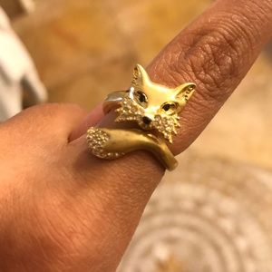 Kate spade fox ring size 7